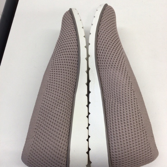 EILEEN FISHER HEAVEN BALLET FLATS TAUPE BEIGE STRETCH KNIT SIZE 7.5 M PRISTINE - Picture 5 of 6